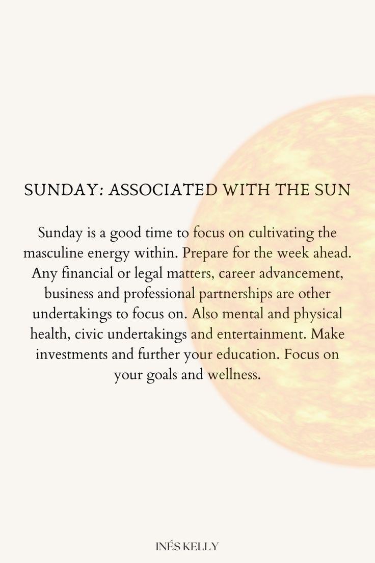 Sunday: Day of the Sun — Meaning, Energy & Best Activities
